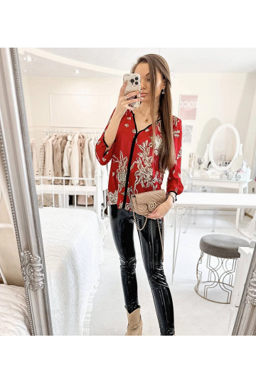 Sarkana raksta Salois krekls 2