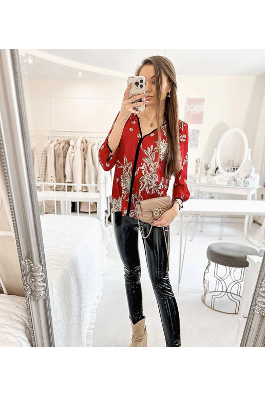 Sarkana raksta Salois krekls