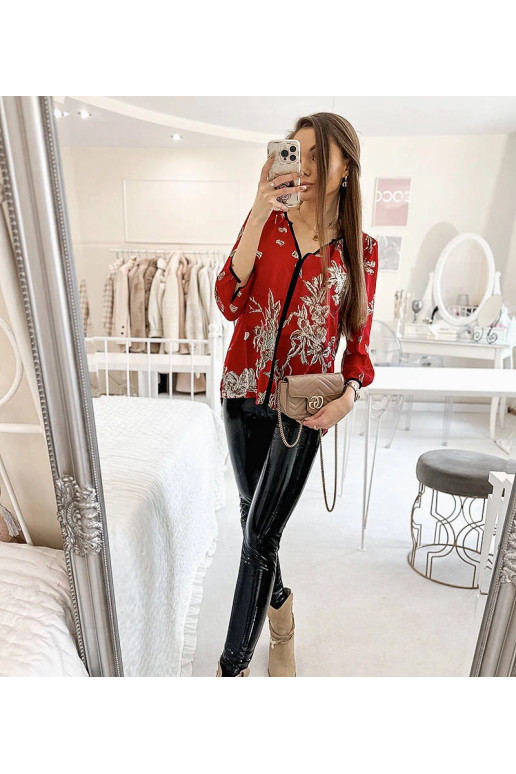 Sarkana raksta Salois krekls