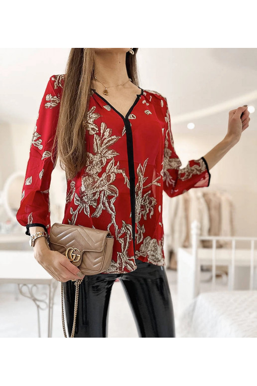 Sarkana raksta Salois krekls