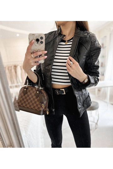 Black Lisle biker jaka