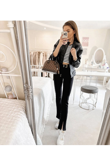 Black Lisle biker jaka 2