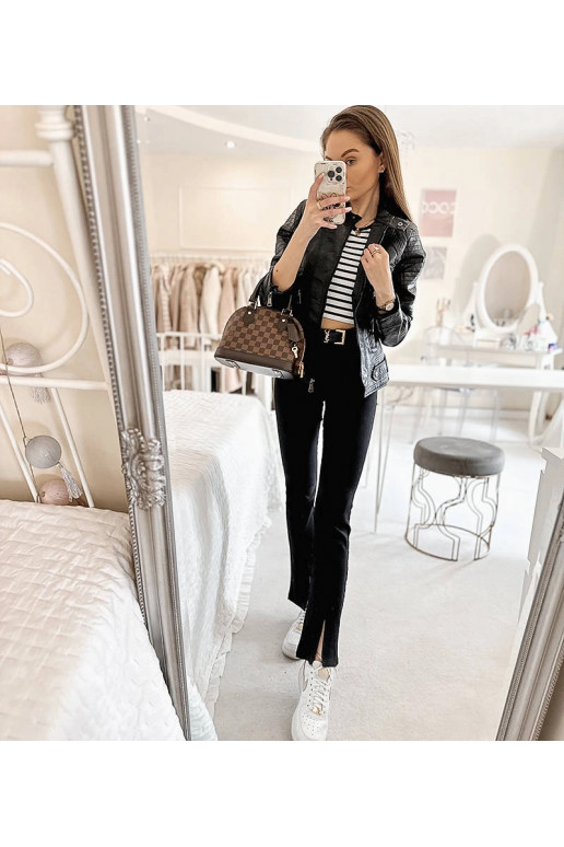 Black Lisle biker jaka