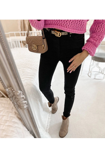 Melnas bikses ar augstu... 2