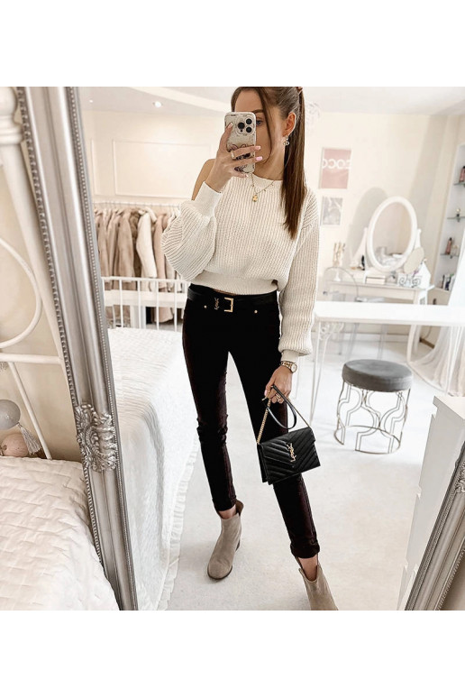 Brūnas Lauzier auduma bikses Brūnas Lauzier auduma bikses