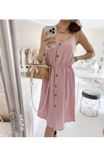 Aubin rozā siksniņa kleita 2