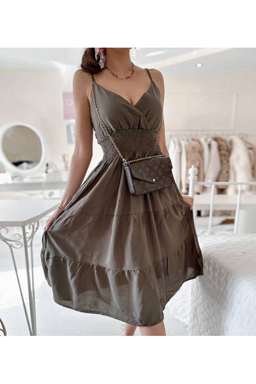 Zaļā uzliesmojuma kleita Yvon