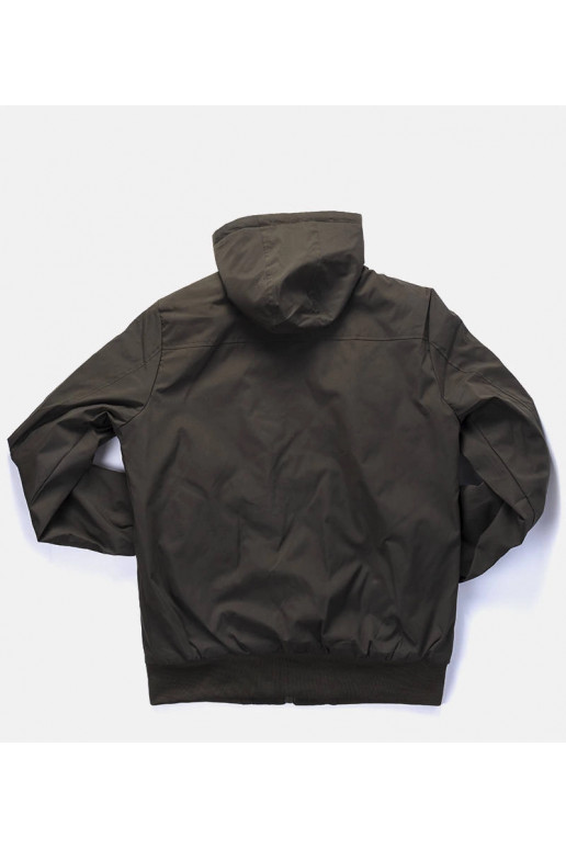 Zaļa vīriešu Duplessis vējjaka ar kapuci