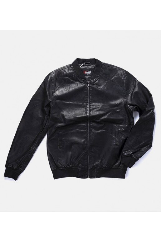 Ysitie vīriešu melna mākslīgās ādas...