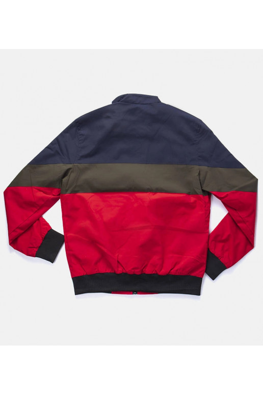 Tumši zila vīriešu jaka ar...