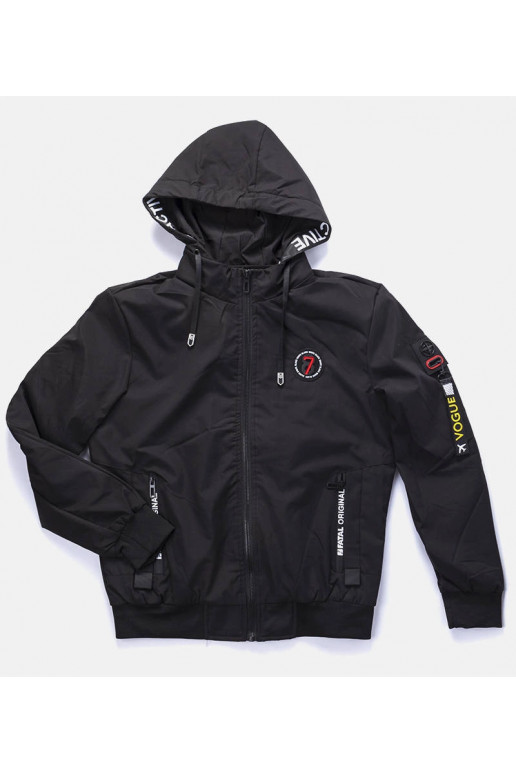 Melna vīriešu pārejas jaka Tollmache