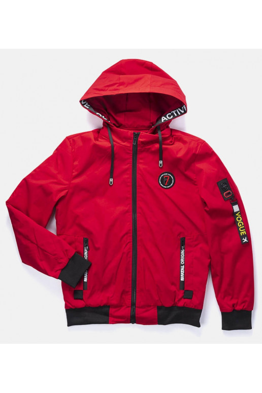 Sarkana vīriešu pārejas jaka Tollmache