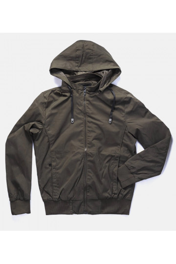 Zaļa vīriešu Brault vējjaka...