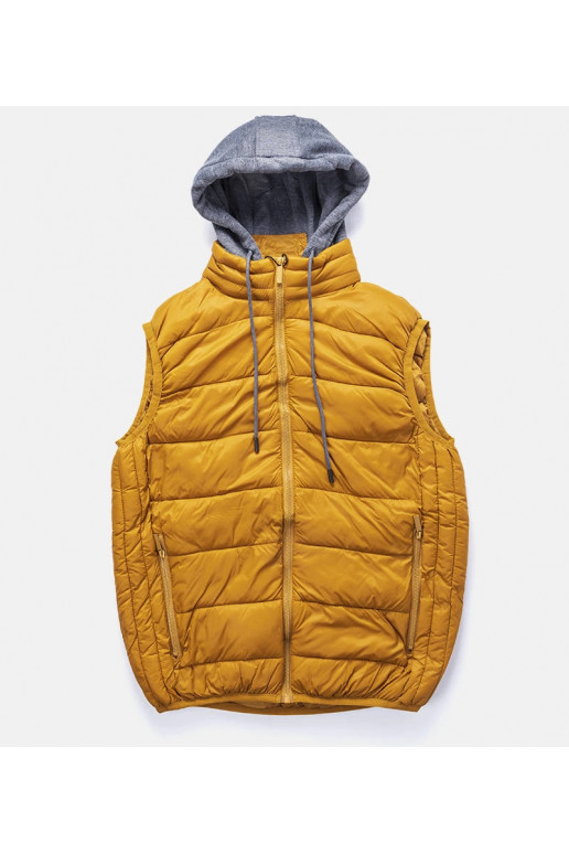 Dzeltena vīriešu veste ar kapuci Avar