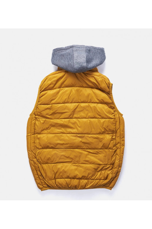 Dzeltena vīriešu veste ar kapuci Avar