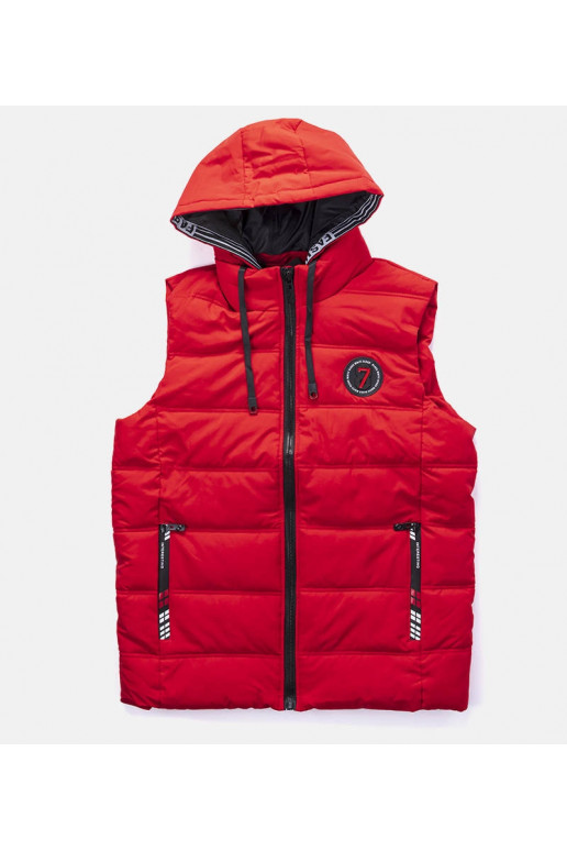 Allaire vīriešu sarkanā stepēta veste