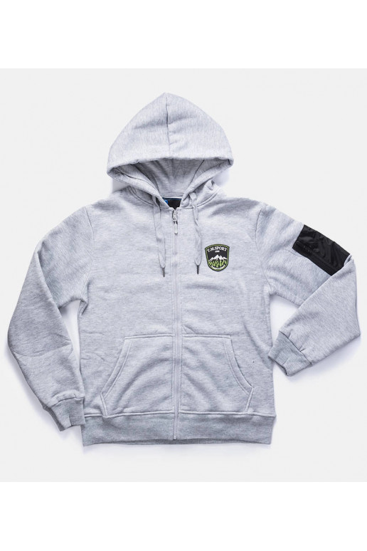 Gaiši pelēks vīriešu labrosse kapuci