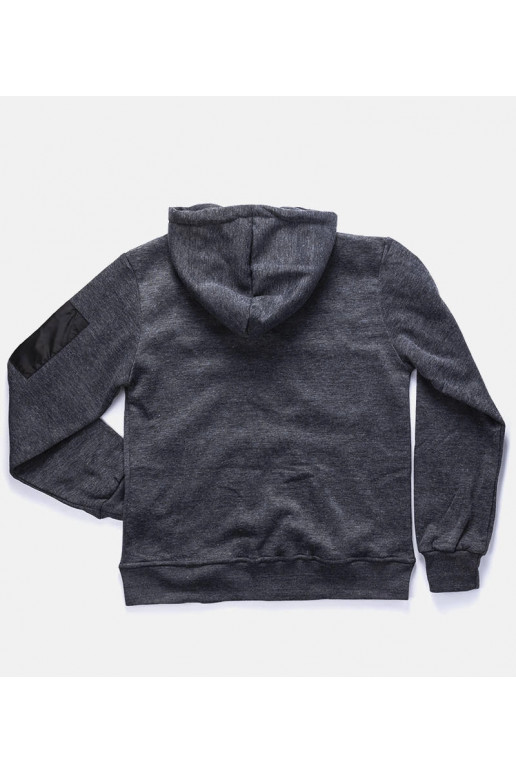 Tumši pelēks vīriešu labrosse kapuci