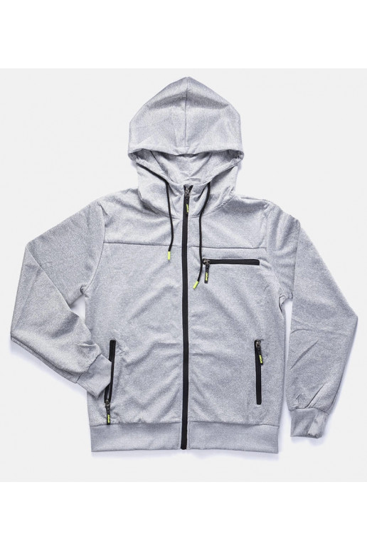 Curtis vīriešu gaiši pelēks kapuci