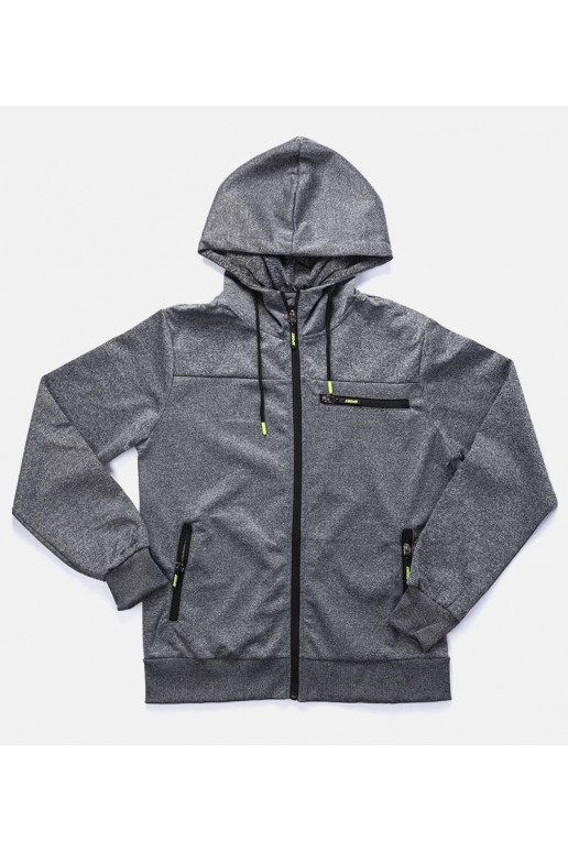 Curtis vīriešu tumši pelēka kapuce