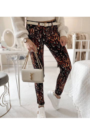 Kloda Brauna rakstainas bikses 2