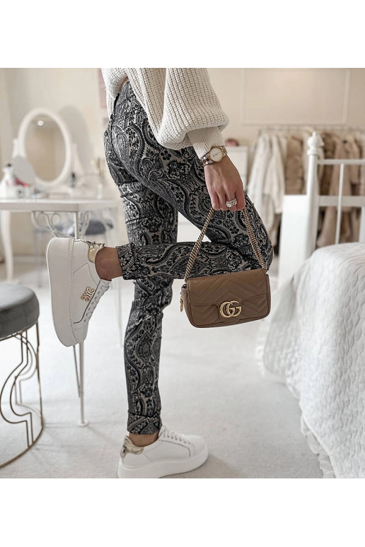 Alia melnas un grafīta sieviešu bikses