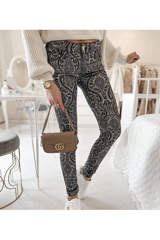 Alia melnas un grafīta sieviešu bikses