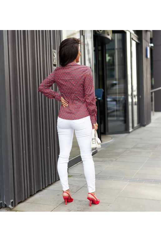 Rasha Red ziedu krekls