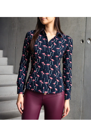 Tumši zils krekls dekorēts...