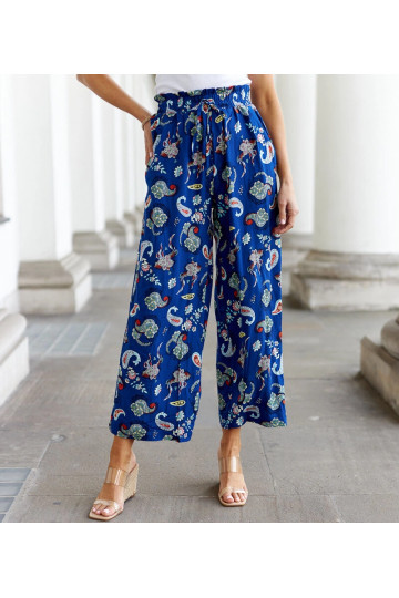 Palermo zilas ziedu platas...