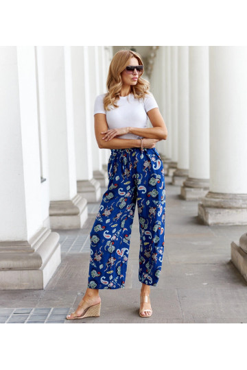 Palermo zilas ziedu platas... 2