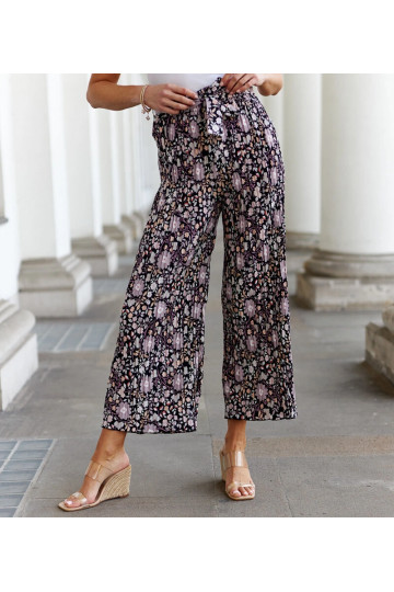 Melnas puķainas kroku... 2