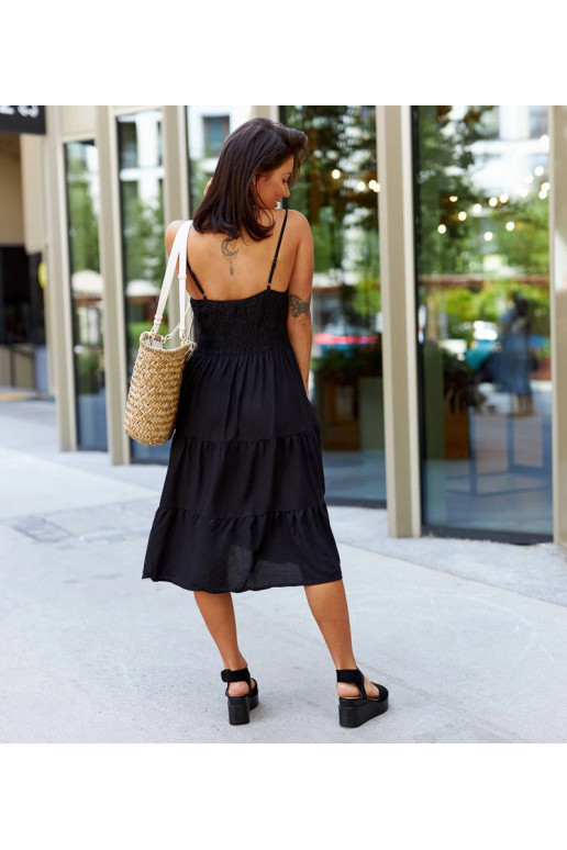 Melna uzliesmojoša kleita Udinese