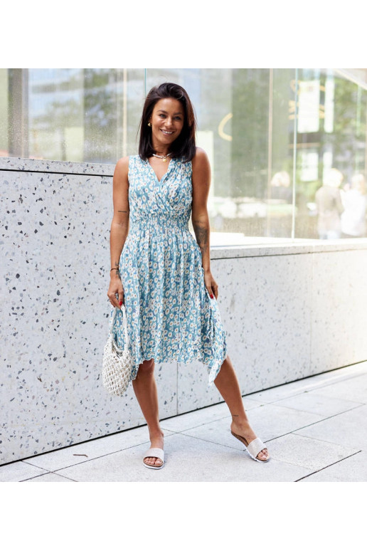 Zila ziedu kleita Grado