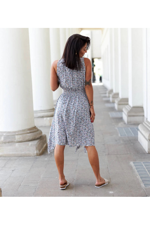 Lodovica daudzkrāsaina ziedu kleita