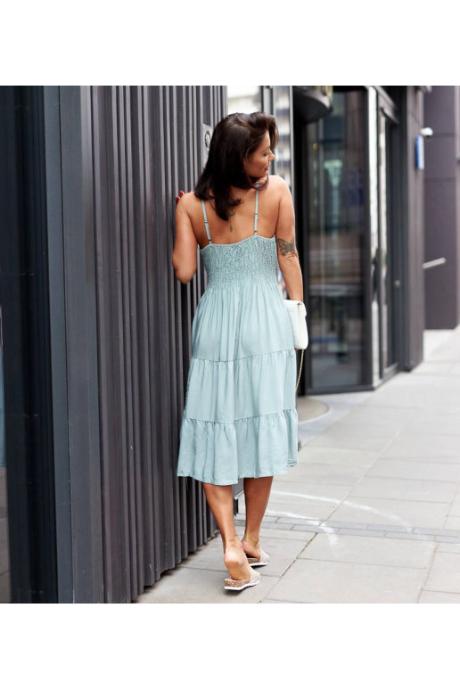 Zaļā uzliesmojuma kleita Udinese