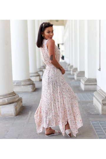 Bēša ziedu kleita Napolitano 2