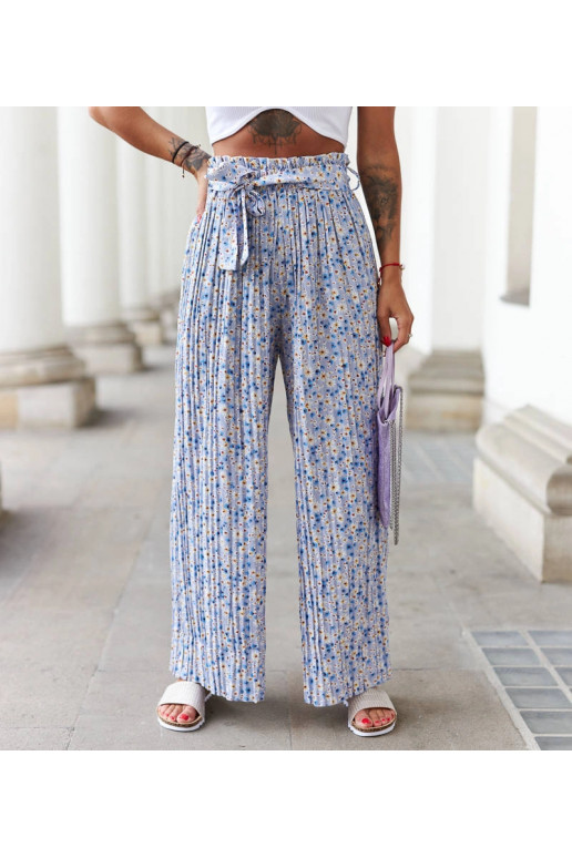 Pietro zilas platas kroku bikses