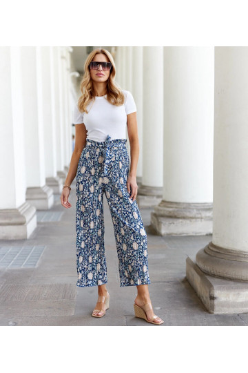 Zilas kroku bikses Macognano