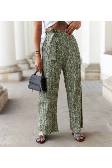 Zaļas kroku bikses Roffeno