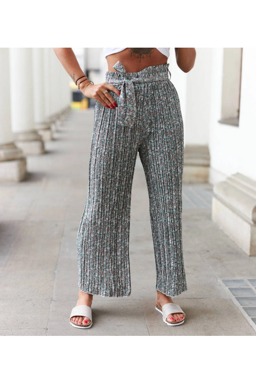 Zaļas kroku bikses Trevisano Zaļas kroku bikses Trevisano