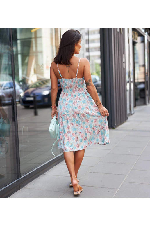 Leopolda zila ziedu minikleita