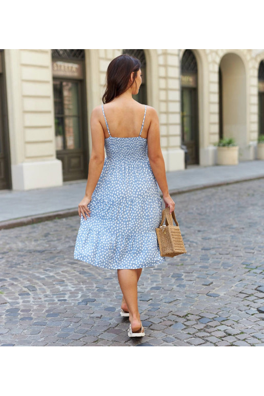 Altagnana zila kleita bez lencītēm