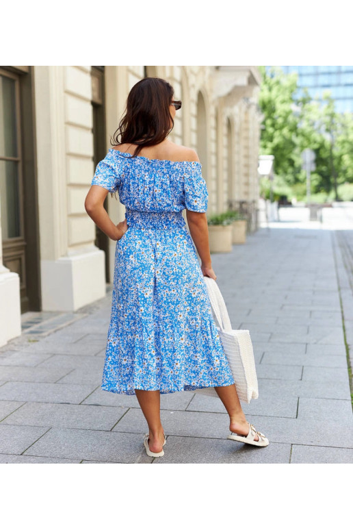 Zils Elora tops un midi svārku komplekts Zils Elora tops un midi svārku komplekts