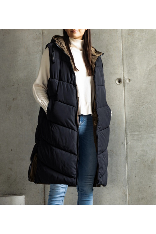 Saimona melnā un zaļā grozāmā veste Saimona melnā un zaļā grozāmā veste