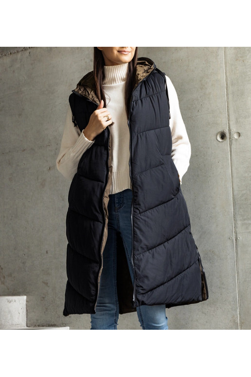 Saimona melnā un zaļā grozāmā veste Saimona melnā un zaļā grozāmā veste