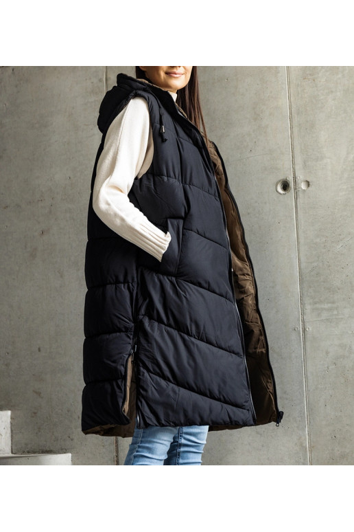 Saimona melnā un zaļā grozāmā veste Saimona melnā un zaļā grozāmā veste