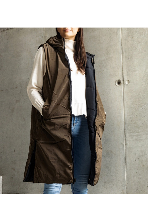 Saimona melnā un zaļā grozāmā veste Saimona melnā un zaļā grozāmā veste