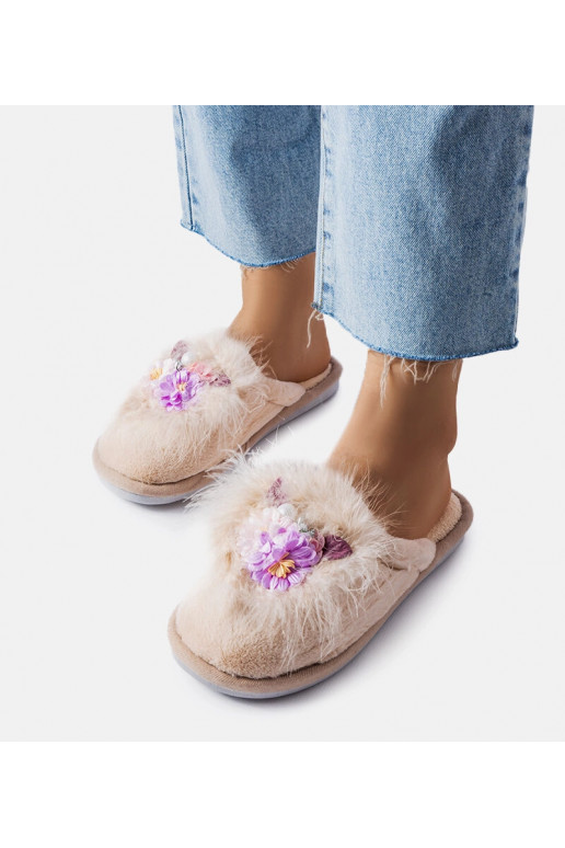 Bēšas sieviešu čības Moly