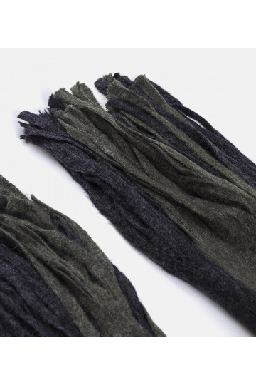 Zaļā-pelēka šalle ar...